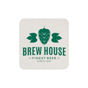 Square Coaster - Foil Print