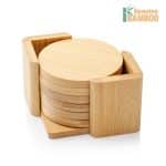 Yorkshire Bamboo VividPrint™ Coaster Set - Round - 1