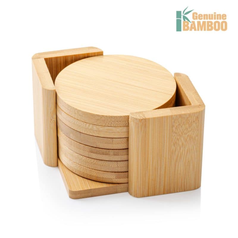 Yorkshire Bamboo VividPrint™ Coaster Set - Round - 1
