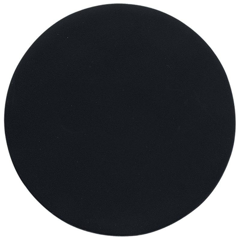 Top Grain Leather Round Coaster w/ Felt Base (Domestic) - 1