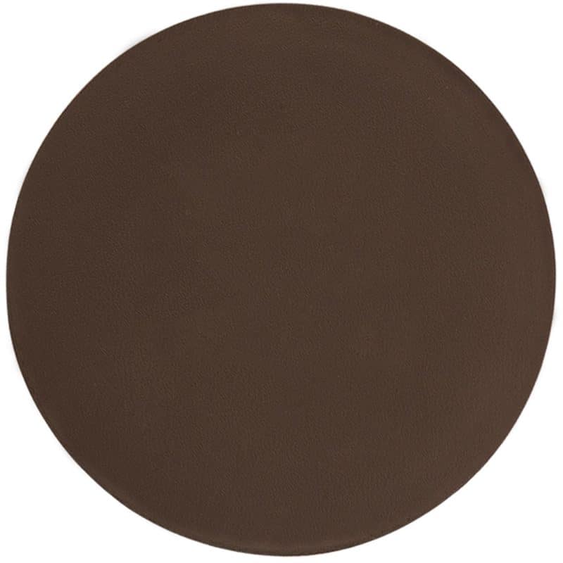 Top Grain Leather Round Coaster w/ Felt Base (Domestic) - 2