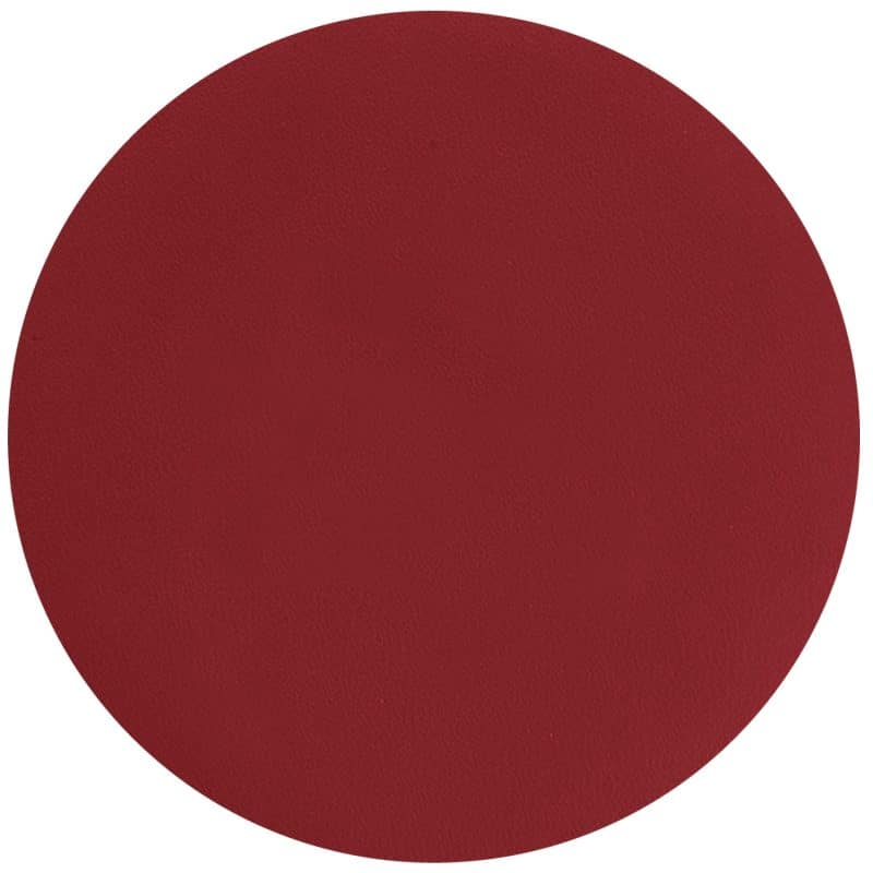 Top Grain Leather Round Coaster w/ Felt Base (Domestic) - 6