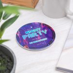 4" Full Color Round Ceramic Coasters - 2