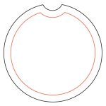 CoasterStone Absorbent Coaster/Car Coaster Combo Pack - Round - 3