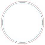 CoasterStone Round Absorbent Stone Coaster - 4 Pack (4 1/4") - 2