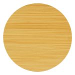 Drinkmat Set Of 4 Bamboo Coasters with Canvas Pouch - 1