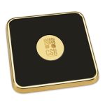 Square Gold Tone Coaster - 1