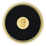 Brass And Leather Coaster - 1