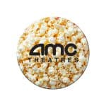 40 MIL 4/4 Solid Plastic Round Coaster