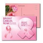 Post Card with Full Color Awareness Ribbon Coaster