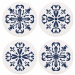 Round Absorbent Ceramic Coaster - 1