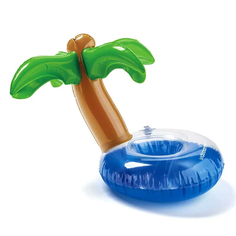 7'' Inflatable Palm Tree Lagoon Beverage Coaster - 2