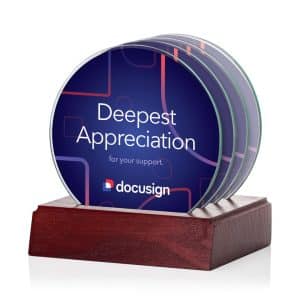 Barnaby VividPrint? Coasters - Set of 4 on Rosewood