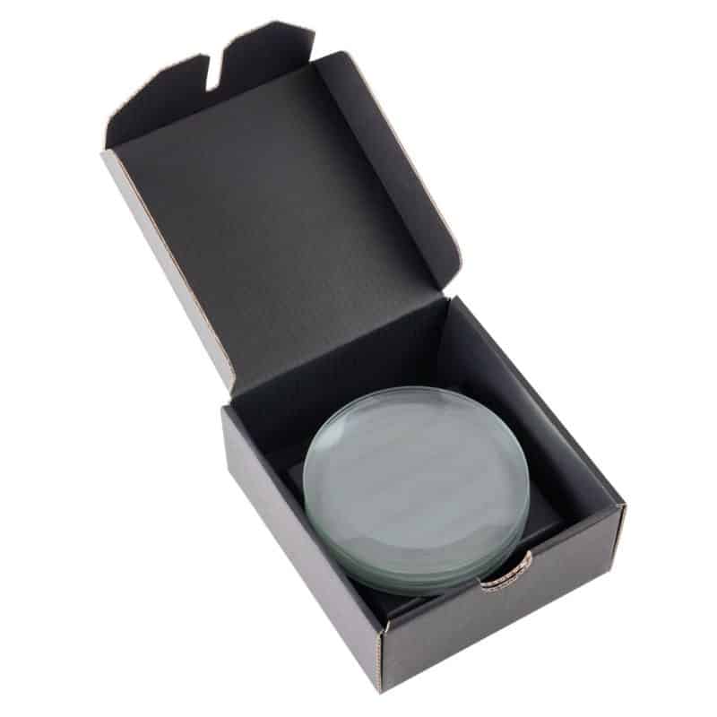 Midland Coasters - Set of 4 on Black Base - 1