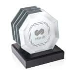 Sloan Coasters - Set of 4 on Black Base