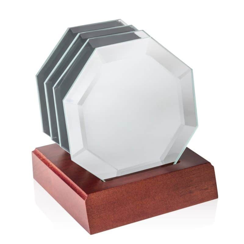 Sloane Coasters - Set of 4 on Rosewood Base - 3