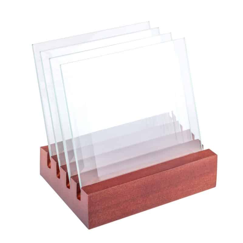 Talbot Coaster - Set of 4 on Rosewood Base - 3
