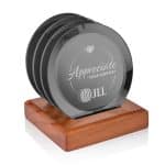 Aladdin Coasters - Set of 4 on Walnut - 2