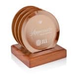 Aladdin Coasters - Set of 4 on Walnut - 3