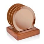 Aladdin Coasters - Set of 4 on Walnut - 8