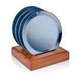 Aladdin Coasters - Set of 4 on Walnut - 9