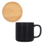 Dalton 12 oz Ceramic Mug w/ Bamboo Lid/Coaster - 3