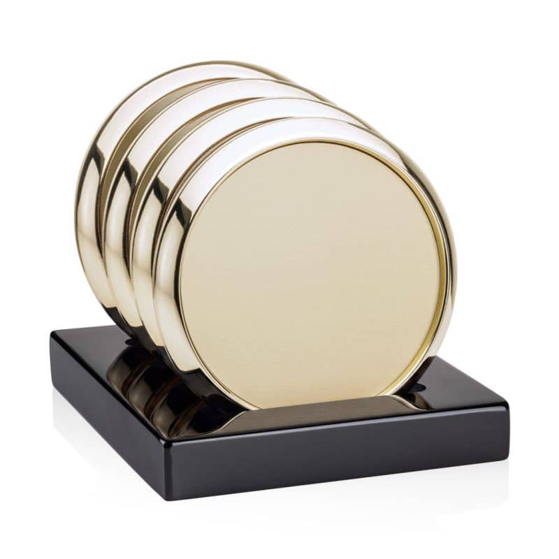 Danville VividPrint Coasters on Gloss Black Base - Set of 4 - 6