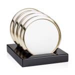 Danville VividPrint Coasters on Gloss Black Base - Set of 4 - 7