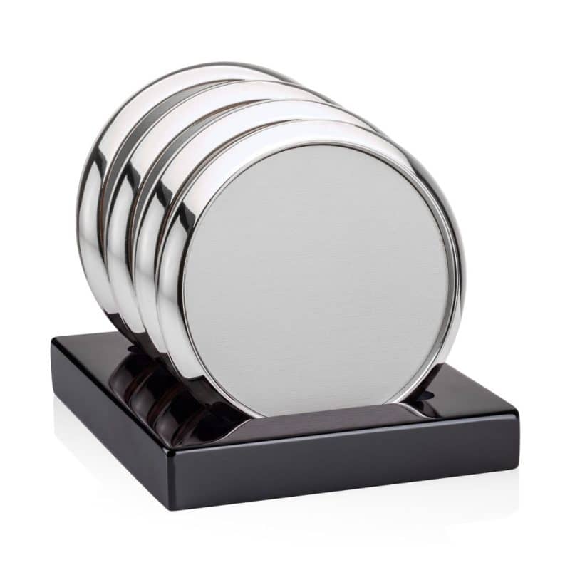 Danville VividPrint Coasters on Gloss Black Base - Set of 4 - 8