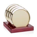 Danville VividPrint Coasters on Rosewood Base - Set of 4 - 6
