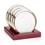 Danville VividPrint Coasters on Rosewood Base - Set of 4 - 7