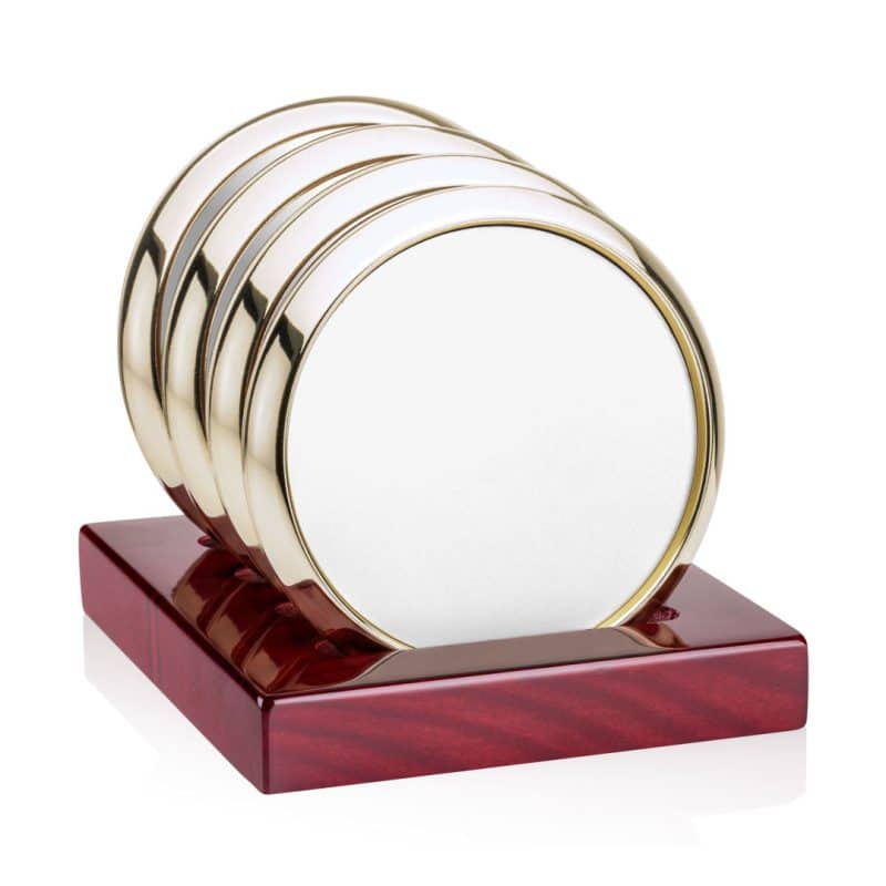 Danville VividPrint Coasters on Rosewood Base - Set of 4 - 7