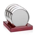 Danville VividPrint Coasters on Rosewood Base - Set of 4 - 8