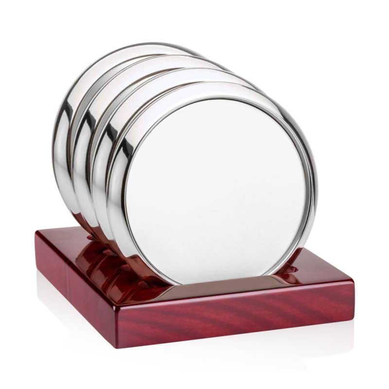 Danville VividPrint Coasters on Rosewood Base - Set of 4 - 9