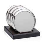 Danville VividPrint Coasters on Satin Black Base - Set of 4 - 8