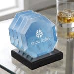 Meaford VividPrint Coasters - Set of 4 on Black - 2