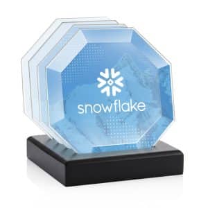 Meaford VividPrint Coasters - Set of 4 on Black
