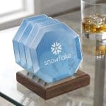 Meaford VividPrint Coasters - Set of 4 on Walnut - 2