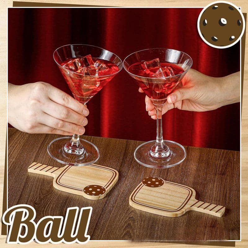 Pickleball Racket Shape Coaster - 2
