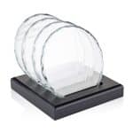 Porterfield Coasters - Set of 4 on Black Base - 3