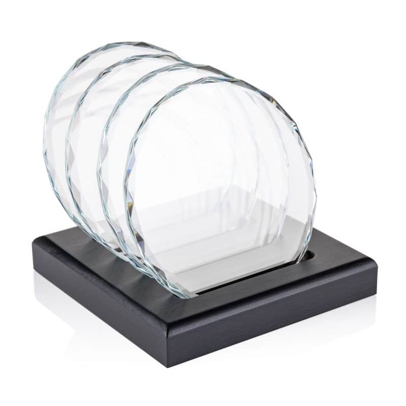 Porterfield Coasters - Set of 4 on Black Base - 3