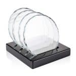 Porterfield VividPrint Coasters - Set of 4 on Piano Finish Black - 3