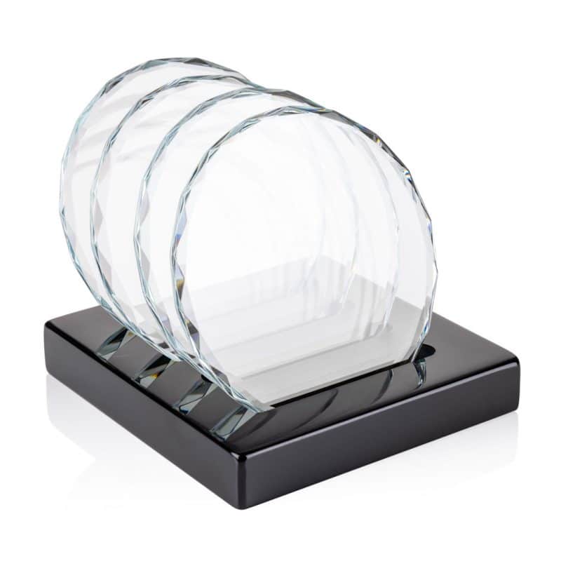 Porterfield VividPrint Coasters - Set of 4 on Piano Finish Black - 3