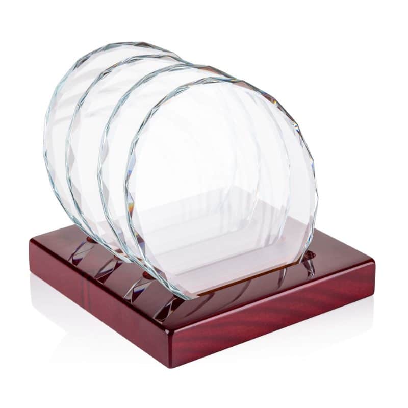 Porterfield VividPrint Coasters - Set of 4 on Piano Finish Rosewood - 3