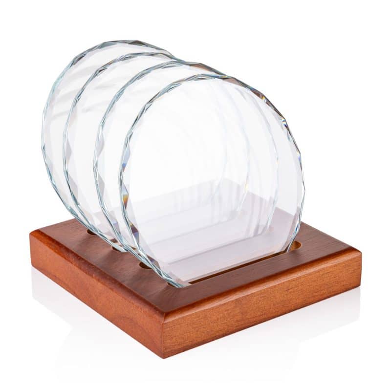 Porterfield VividPrint Coasters - Set of 4 on Walnut - 3