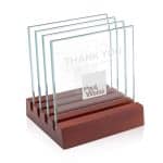 Rockford Coaster - Set of 4 on Brolin Rosewood - 2