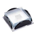 Rockford Coasters - Set of 4 on Herning Black - 2