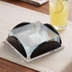 Rockford Coasters - Set of 4 on Herning Black - 3