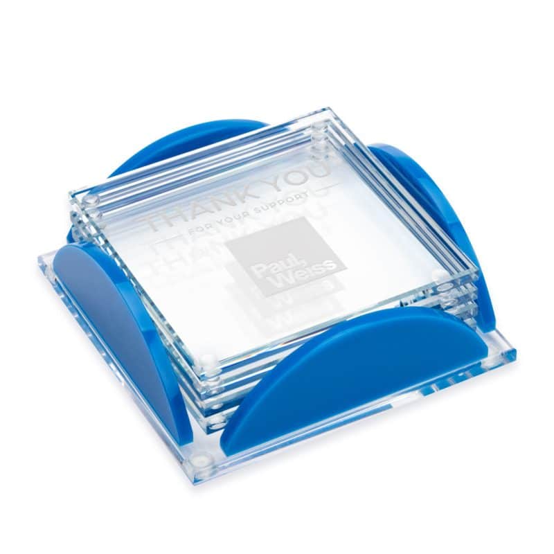Rockford Coasters - Set of 4 on Herning Blue - 2