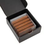 Rockford VividPrint Coasters - Set of 4 on Brolin Black - 1